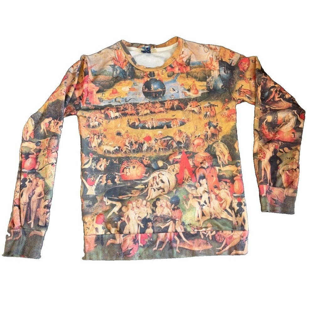 Mr Gugu & Miss Go Garden of Earthly Delights Sweatshirt Bosch Artsy Unisex S AOP